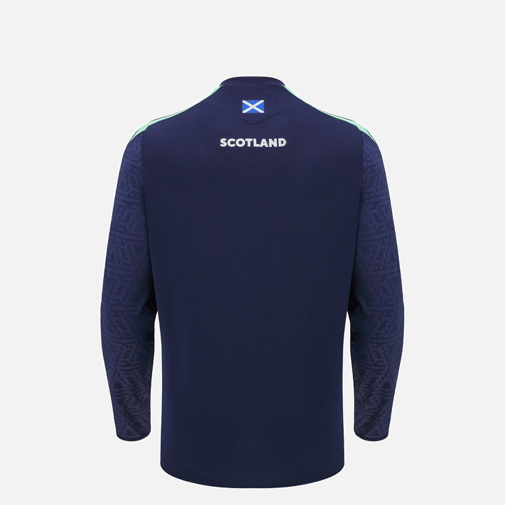 Macron Scotland Rugby 2024/25 Long Sleeve Training Shirt Junior