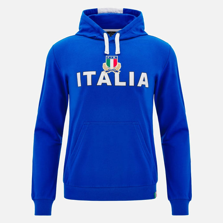 Macron Italy Rugby Supporters Hoodie Men