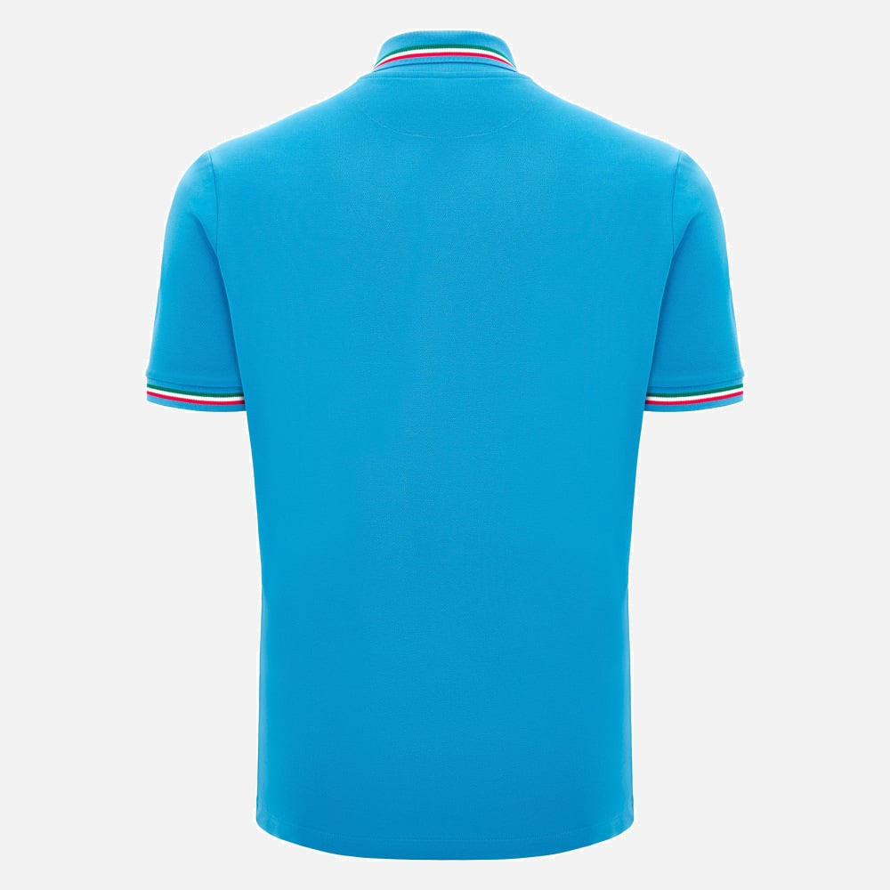 Macron Italy Rugby Travel Polo Shirt Men