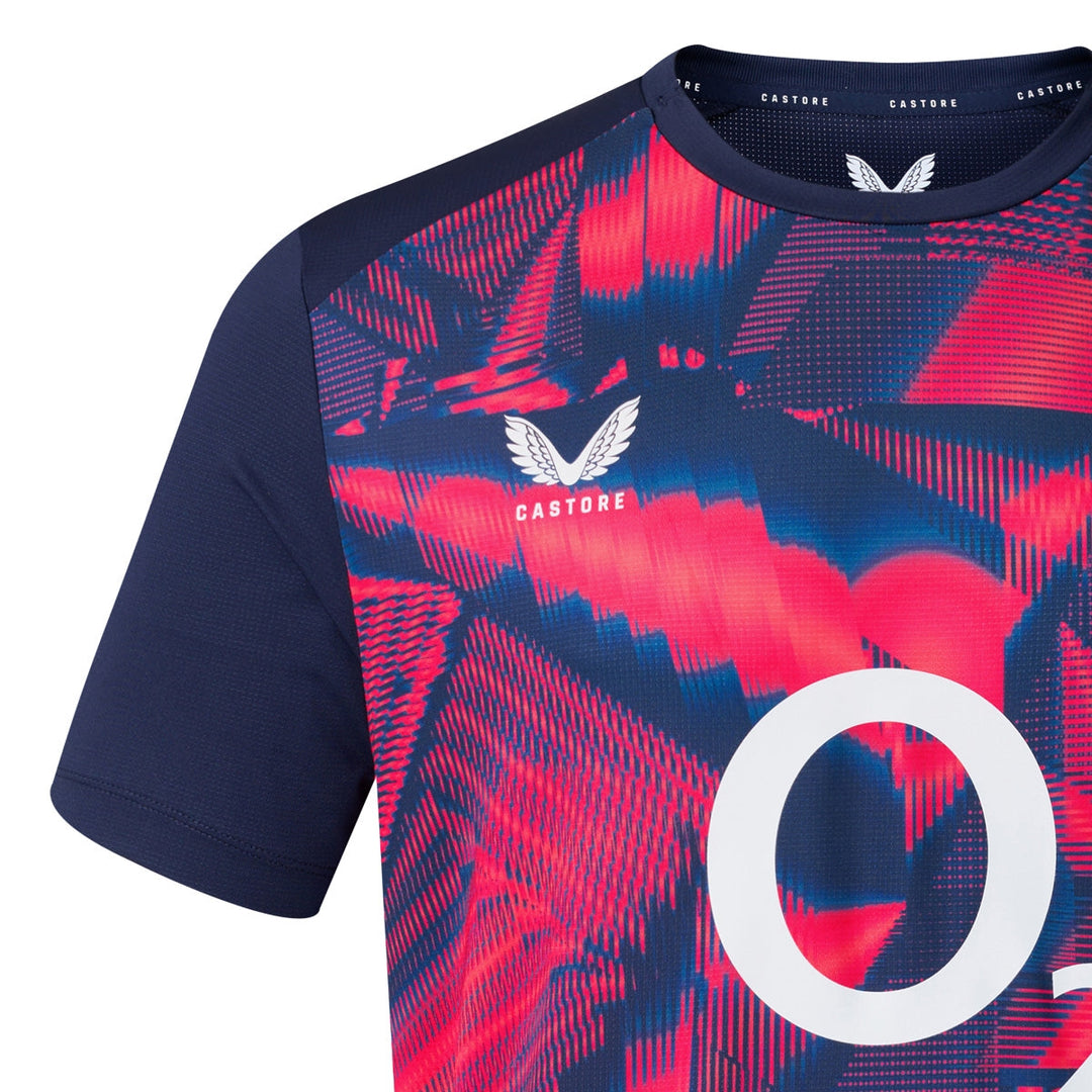 Castore Engeland Rugby Pre Match Shirt Kids 26/27
