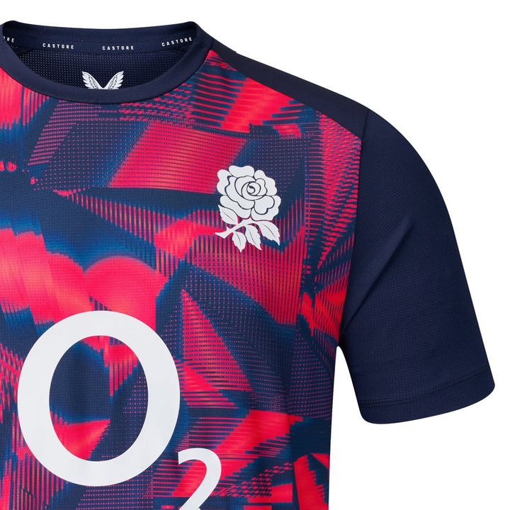 Castore Engeland Rugby Pre Match Shirt Kids 26/27