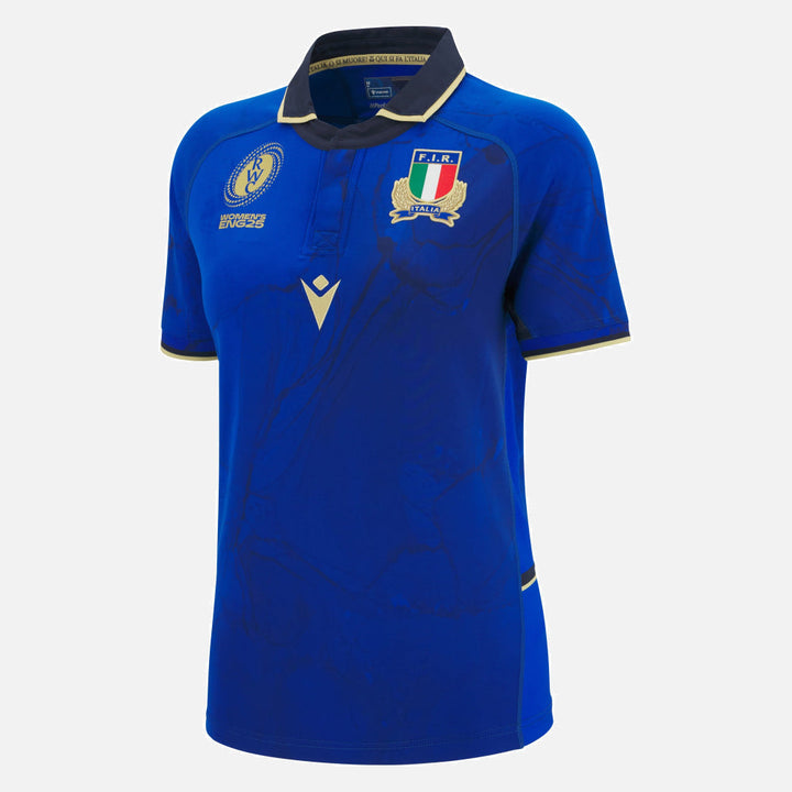 Macron WRWC 2025 Italy Women’s Rugby Home Shirt Slim Fit