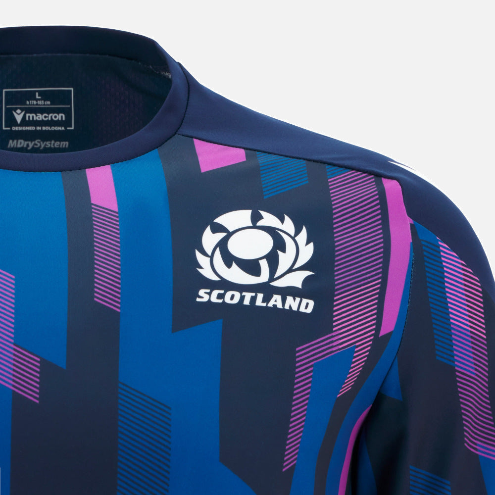 Macron Scottish Rugby 2025/26 Warm-Up Gym T-Shirt Men’s