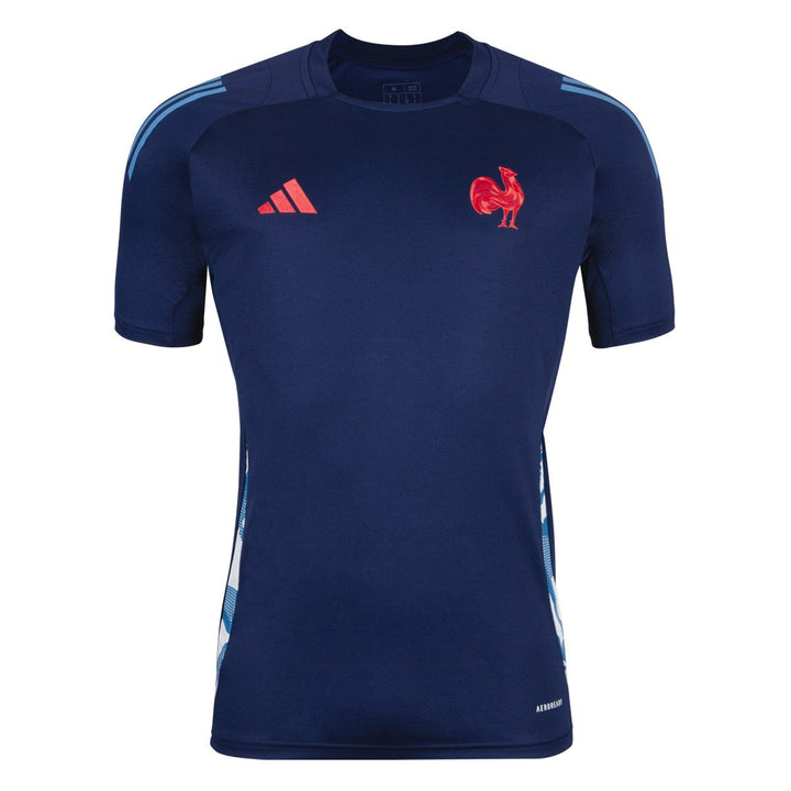 Adidas France Performance T-shirt Men Dark Blue