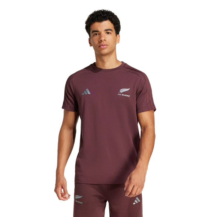 adidas All Blacks Men’s Fanwear T-Shirt Aurora Ruby
