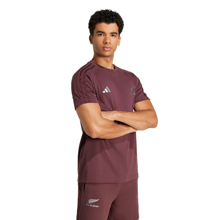 adidas All Blacks Men’s Fanwear T-Shirt Aurora Ruby