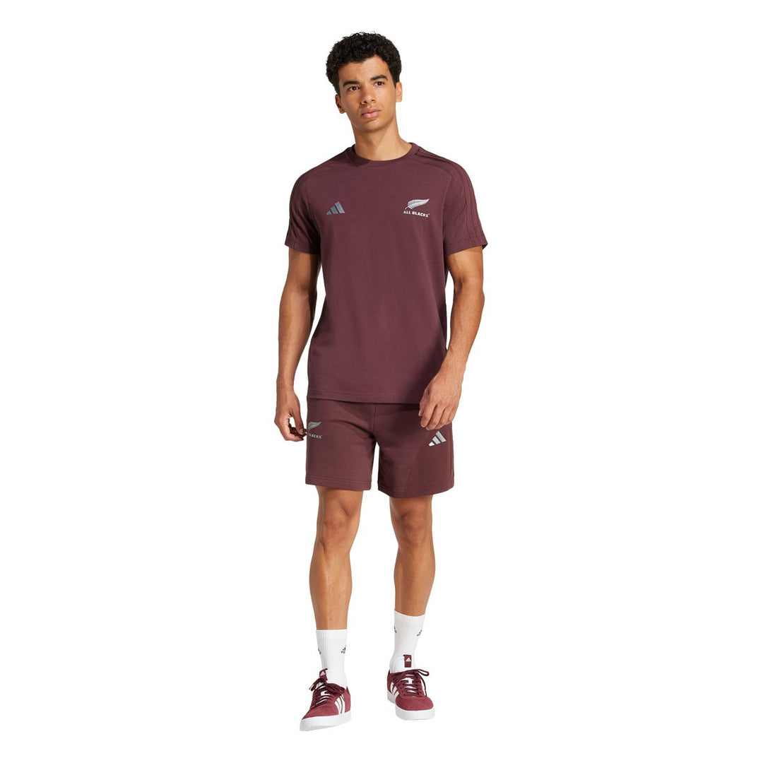 adidas All Blacks Men’s Fanwear T-Shirt Aurora Ruby