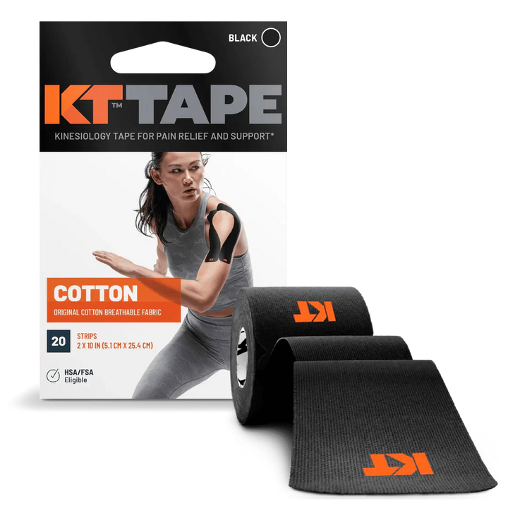 KT Tape Original Voorgesneden (5 x 25 cm) – 20 stuks – 5 meter