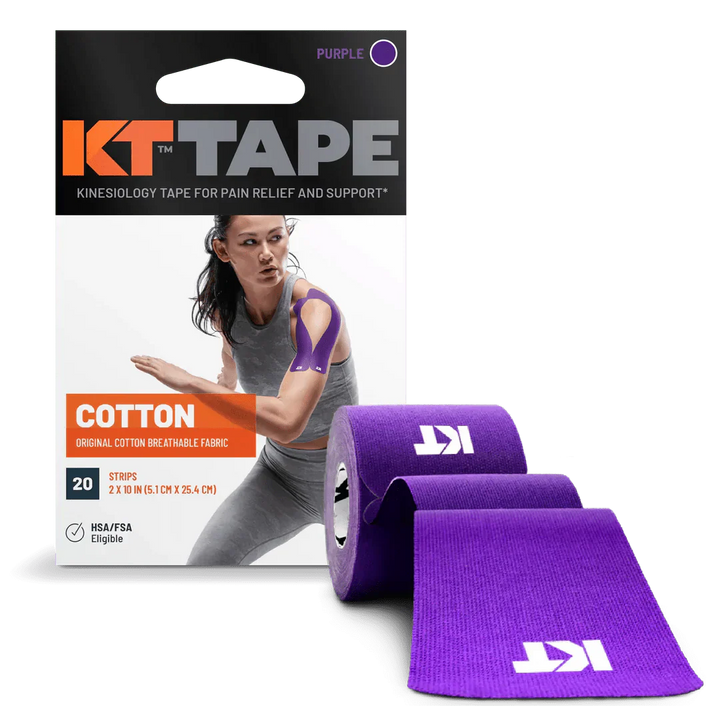 KT Tape Original Voorgesneden (5 x 25 cm) – 20 stuks – 5 meter