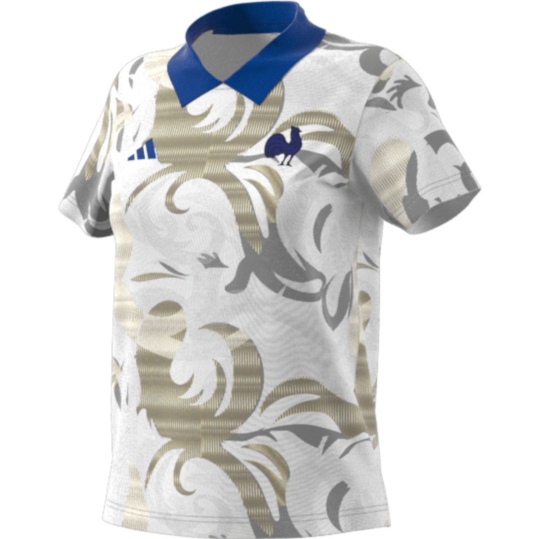 adidas France Rugby Women’s Pre-Match Shirt RWC 2025