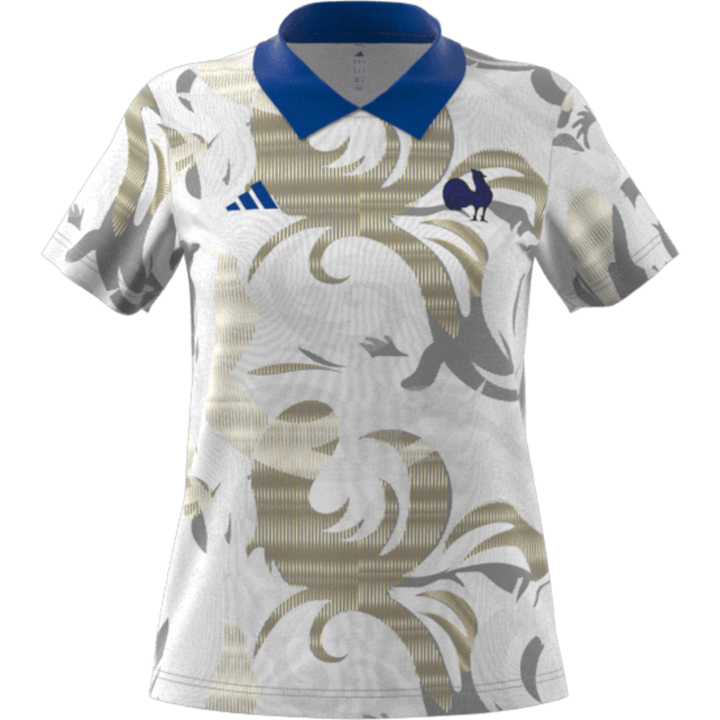adidas France Rugby Women’s Pre-Match Shirt RWC 2025