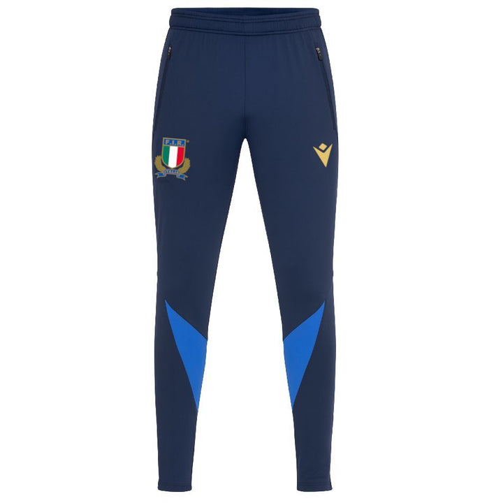 Macron Italy Rugby Training Pants Men Navy