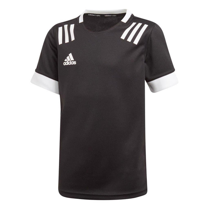 Adidas 3-Stripes Rugby Shirt Kids Black