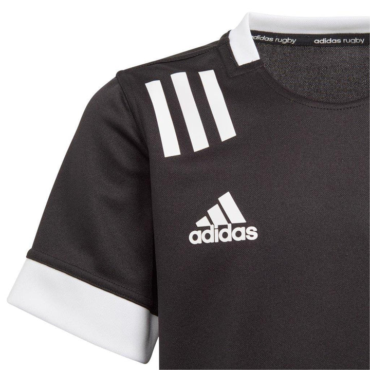Adidas 3-Stripes Rugby Shirt Kids Black