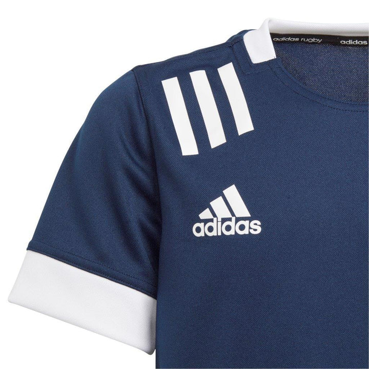 Adidas 3-Stripes Rugby Shirt Kids Navy