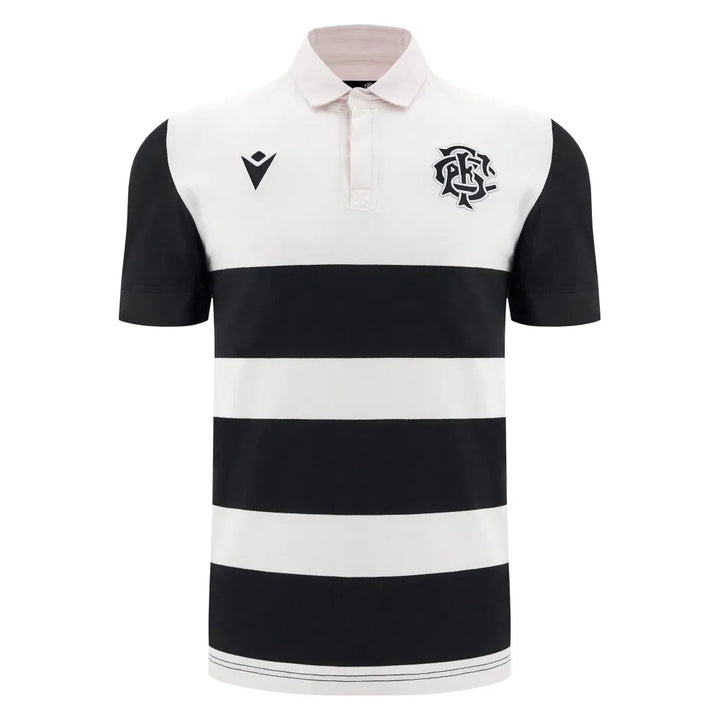 Macron Barbarians 2024/25 Cotton Short Sleeve Shirt Men