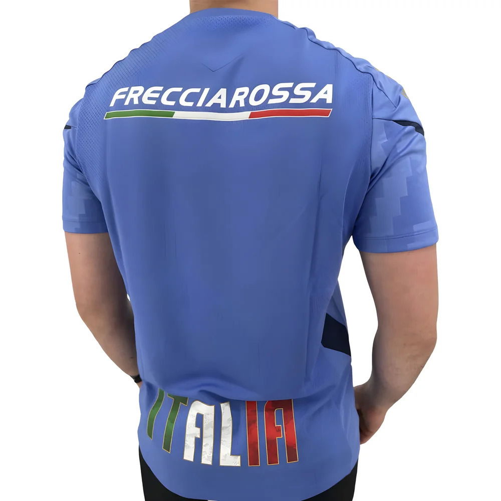 Macron Italy Rugby Staff Training T-Shirt