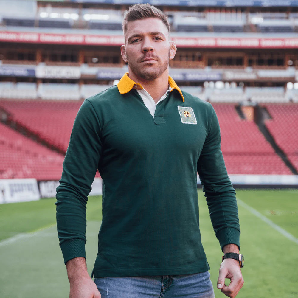 (Pre-order) Old School SA Supporters Classic LS Rugby Shirt