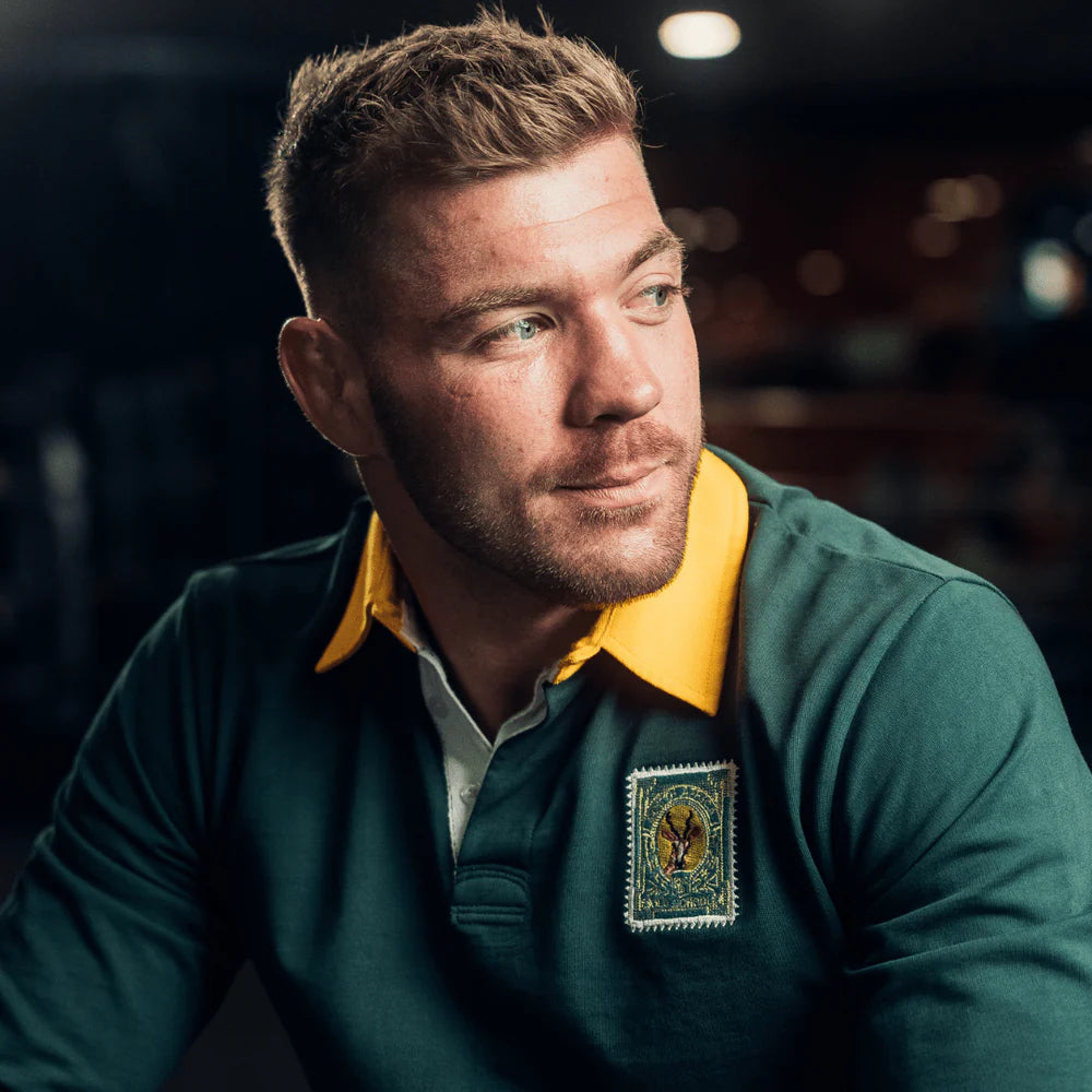(Pre-order) Old School SA Supporters Classic LS Rugby Shirt