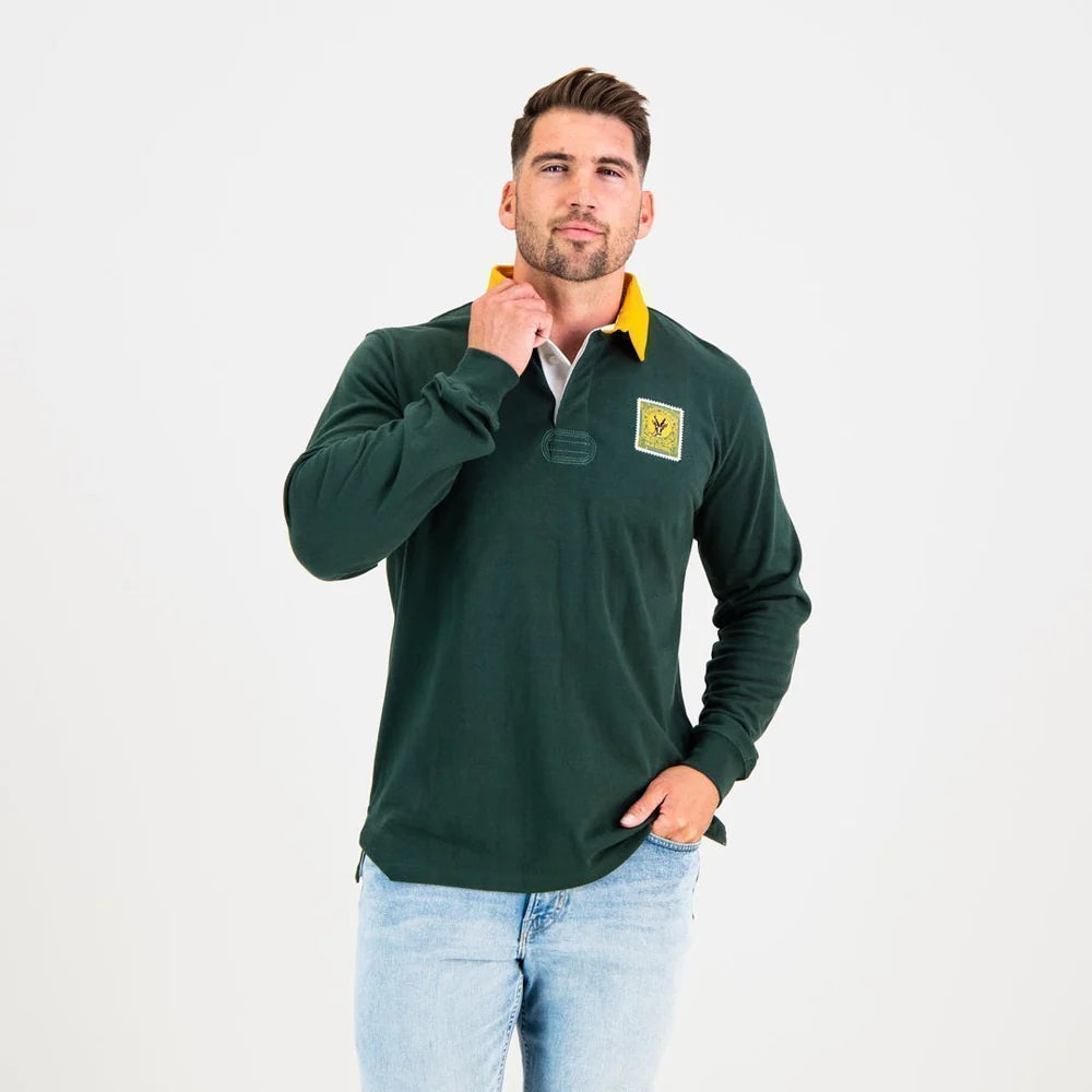 (Pre-order) Old School SA Supporters Classic LS Rugby Shirt