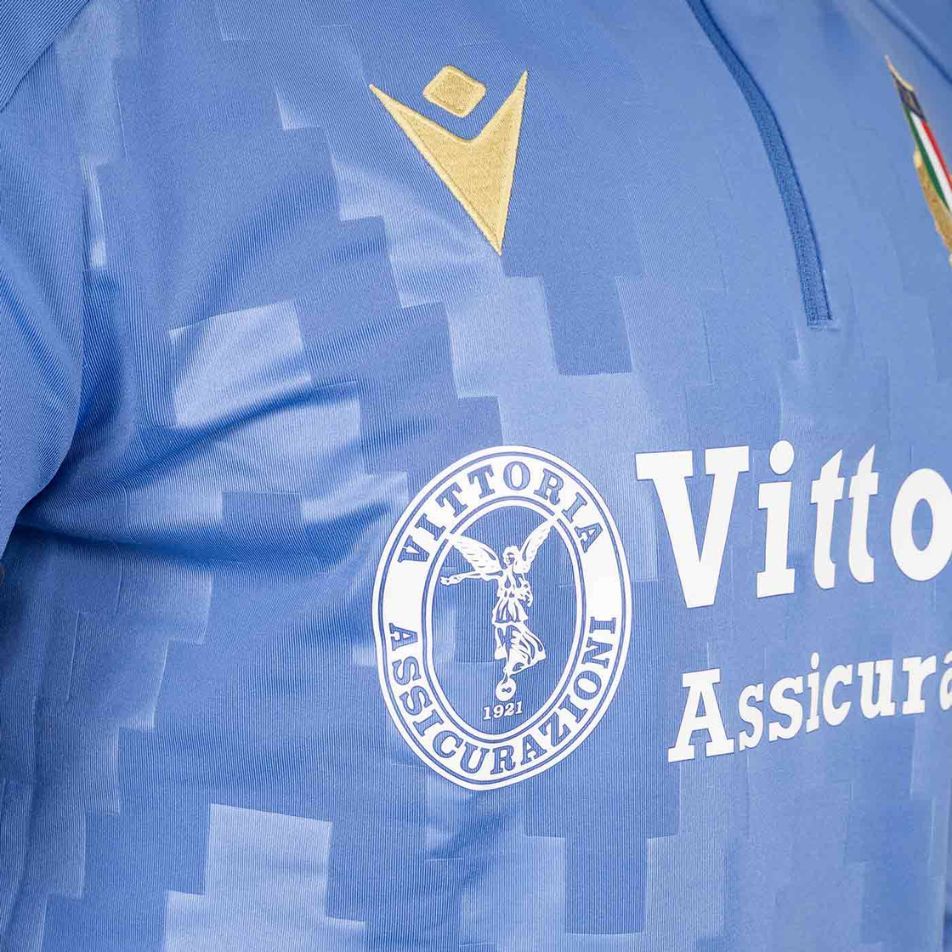 Macron Italy Rugby 1/4 Zip Training Top Kids