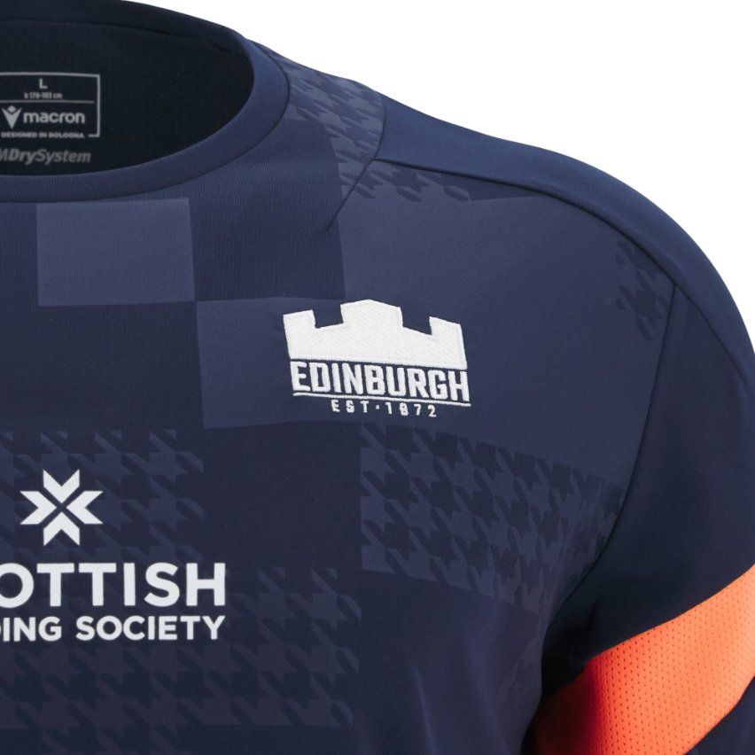 Macron Edinburgh Rugby Training T-Shirt Men