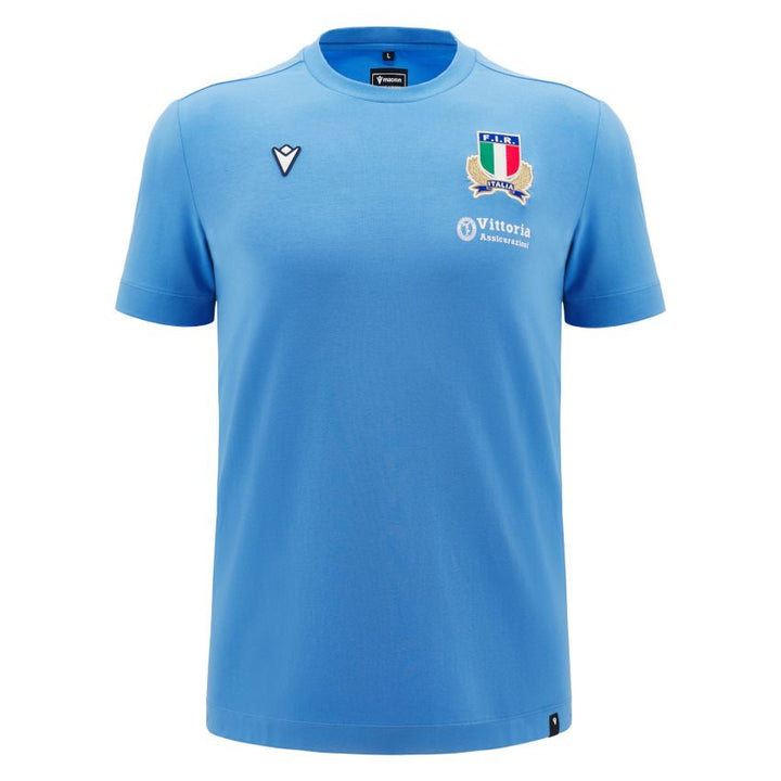 Macron Italy Rugby Travel Cotton T-Shirt 2024