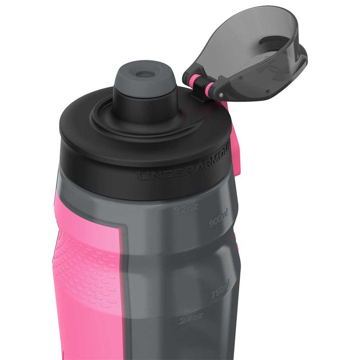 Under Armour Playmaker Squeeze Water Bottle 950ml Pitch Grey/Pink