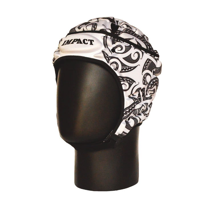 Impact Rugby Tribal White Headguard