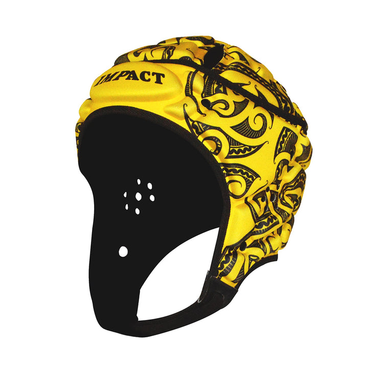 Impact Rugby Tribal Yellow Headguard