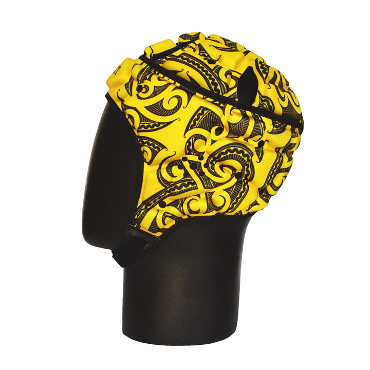 Impact Rugby Tribal Yellow Headguard