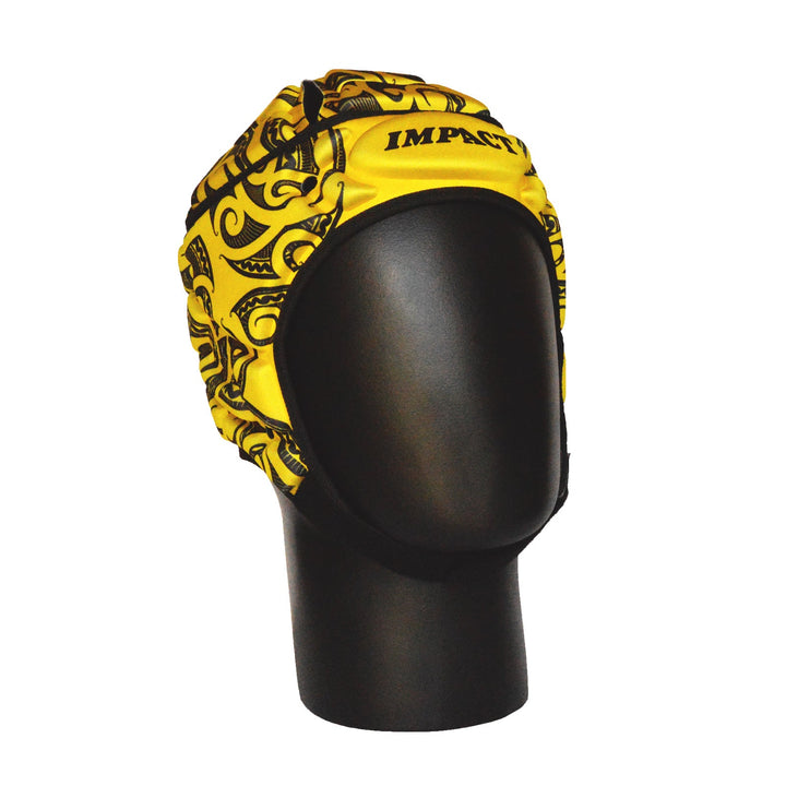 Impact Rugby Tribal Yellow Headguard