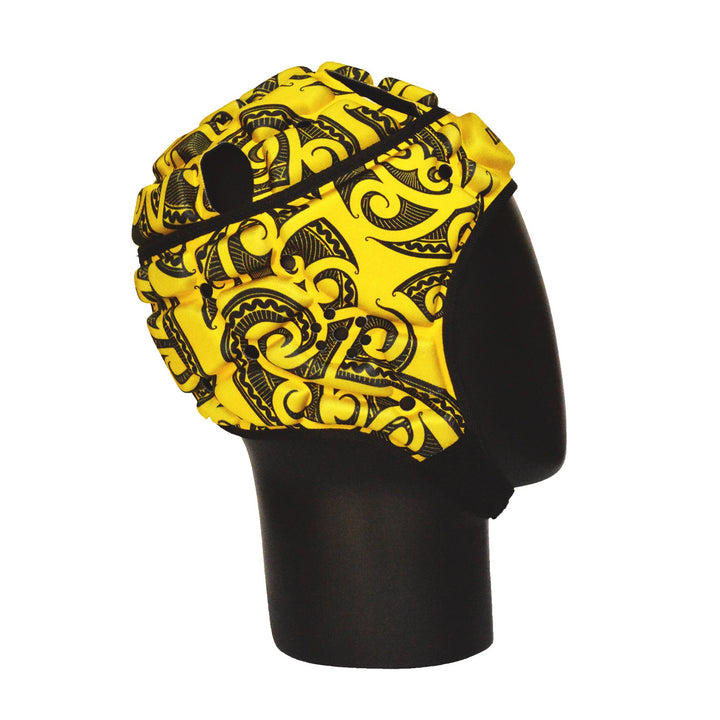 Impact Rugby Tribal Yellow Headguard